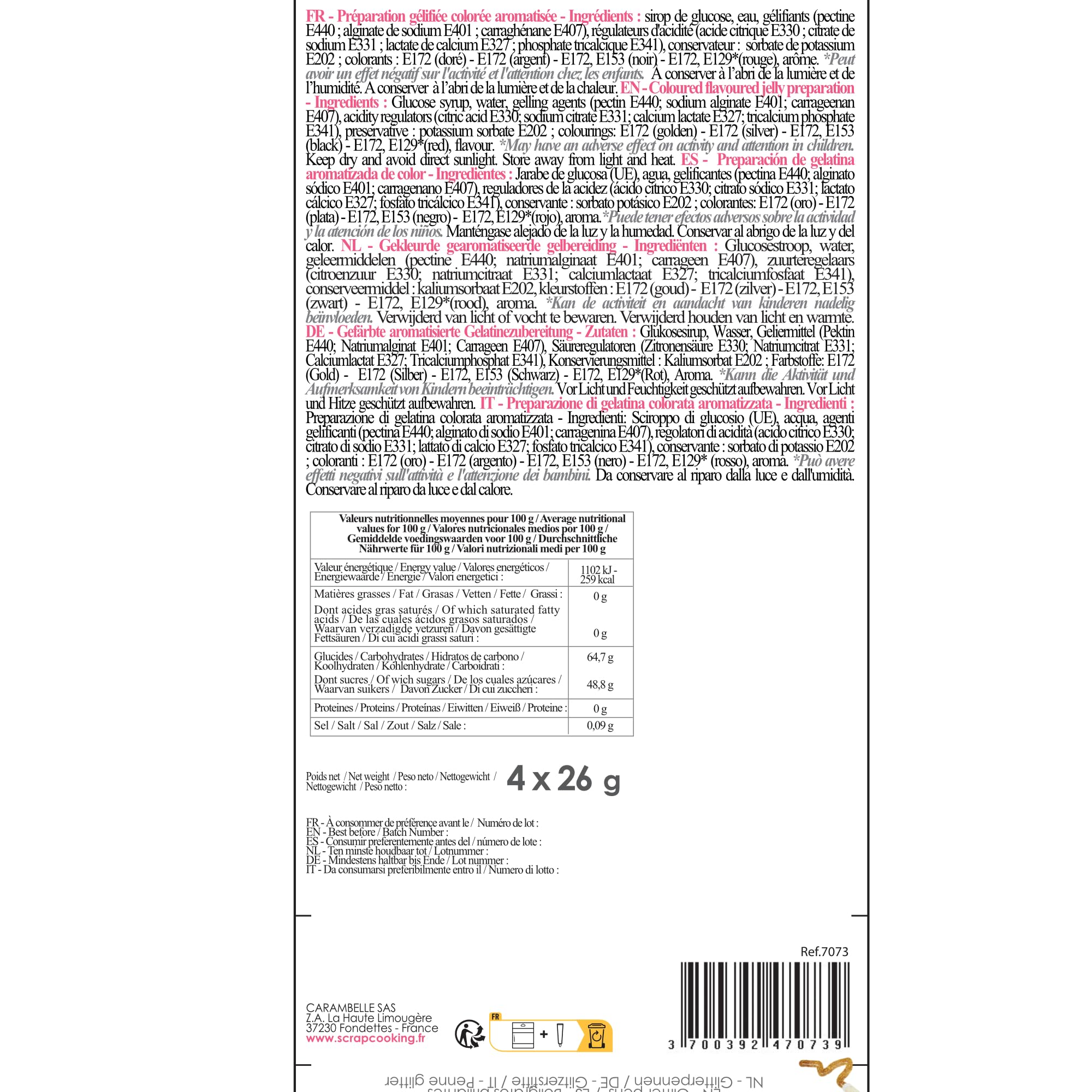 scrapcooking-d-corations-4-stylos-paillet-s-comestibles-no-l image 7