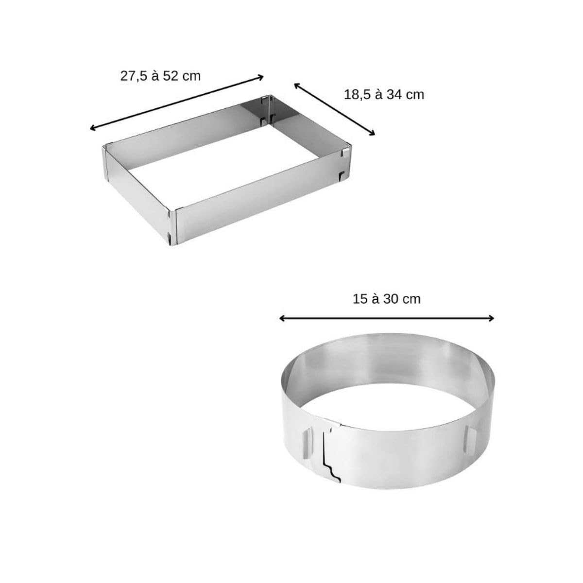 zenker-patisserie-9925350-cercle-r-glable-inox-15-30-cm image 2