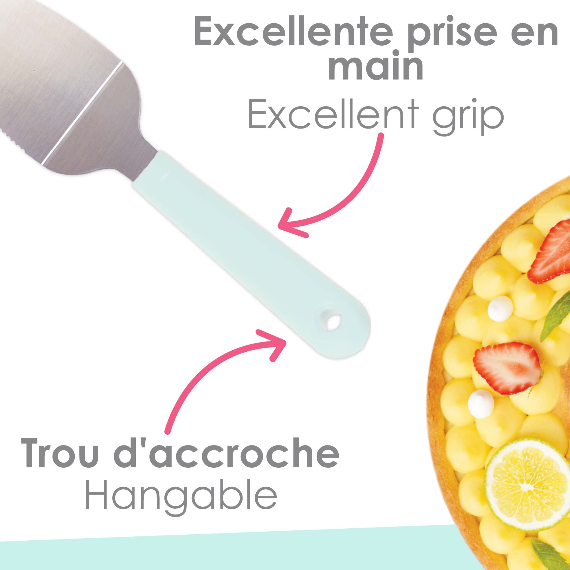 scrapcooking-5184-pelle-tarte-crant-e-inox-vert-d-eau image 5