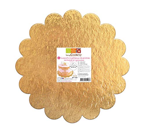scrapcooking-mat-riel-5196-supports-ronds-24cm-lot-5-dor image 5
