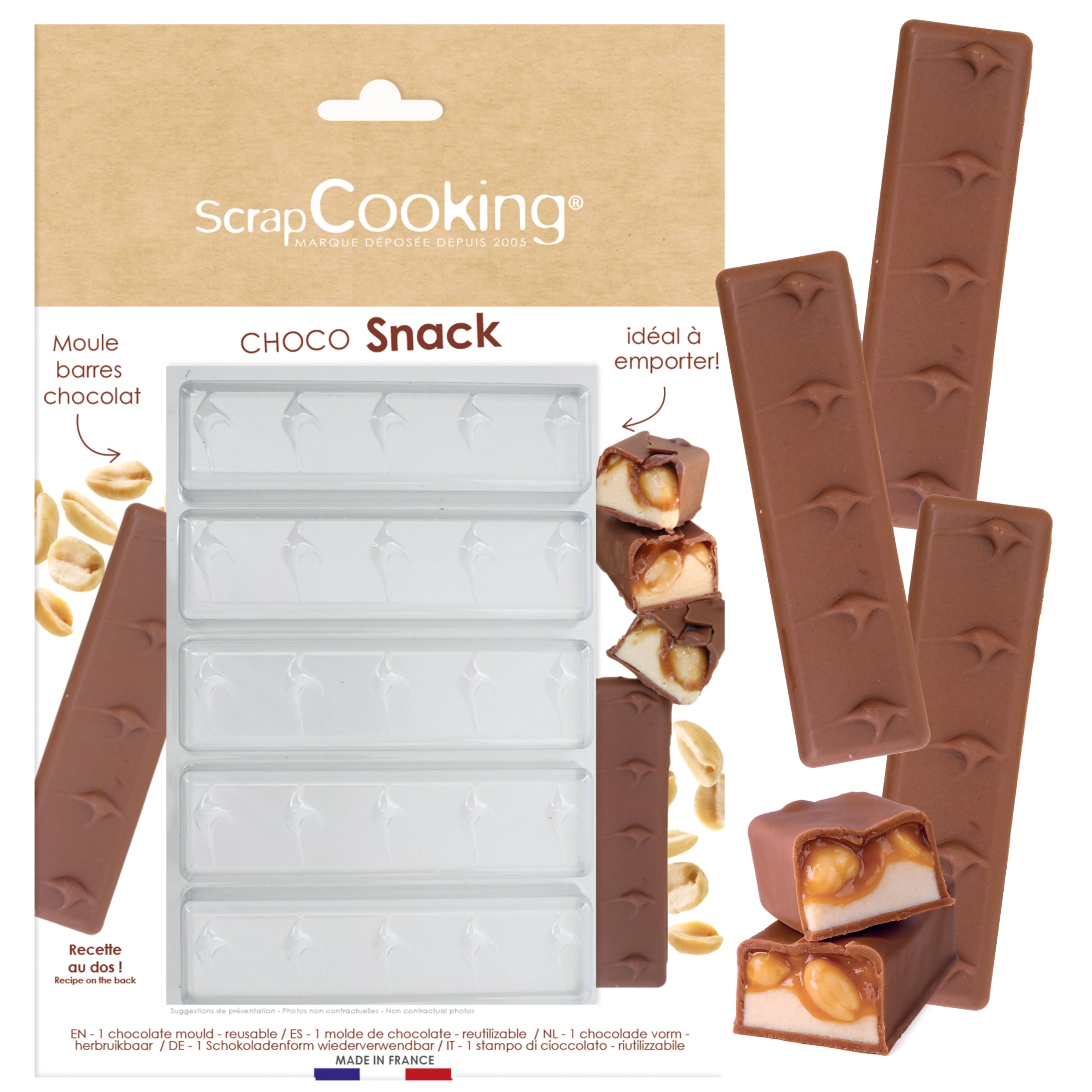 scrapcooking-moules-choco-snack-6767-moule-5-barres-chocolat image 1