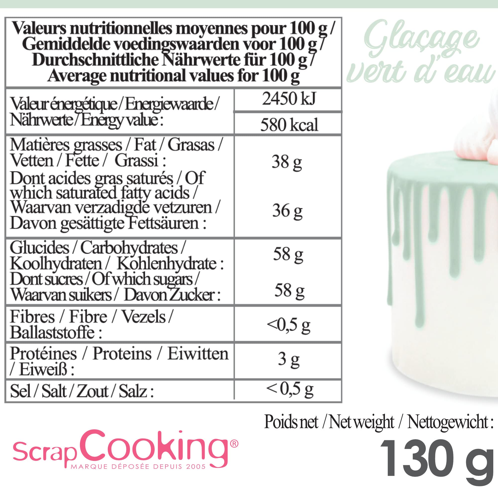 scrapcooking-ingr-dients-gla-age-vert-d-eau-130g-go-t-chocolat-drip image 7