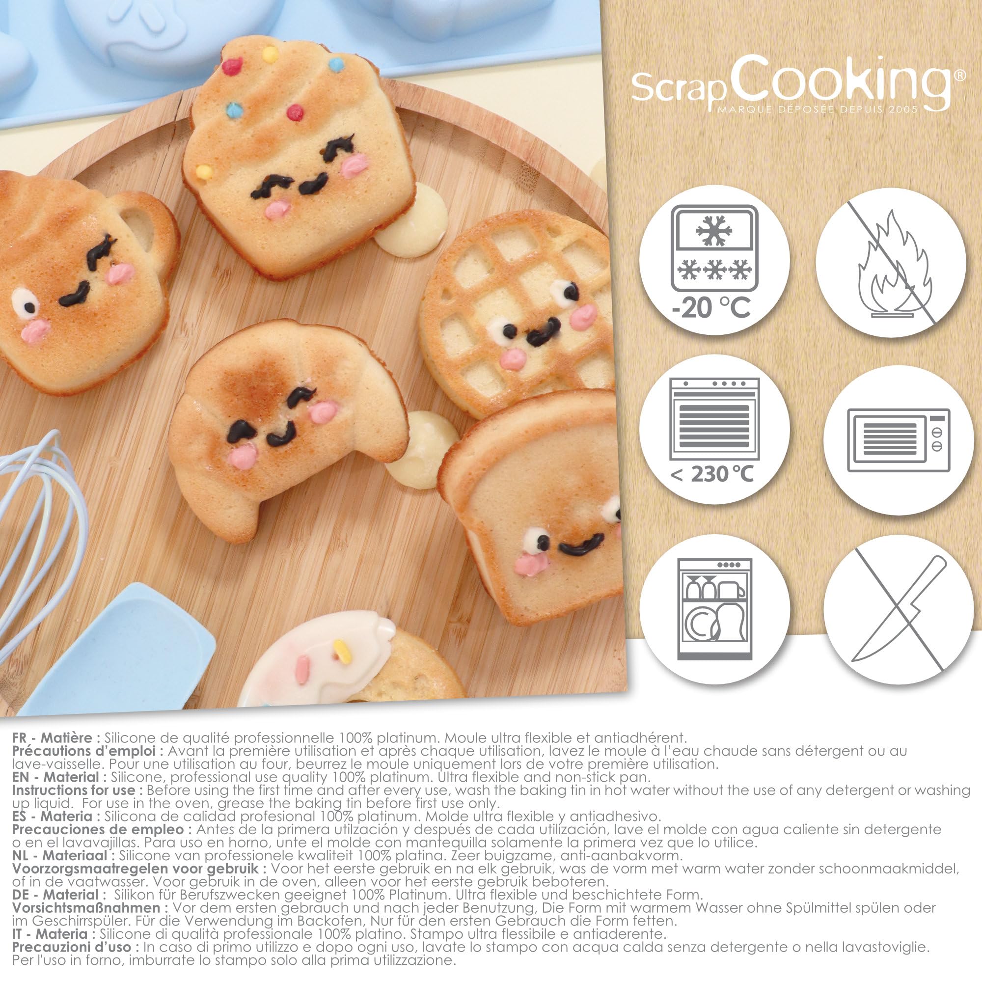 scrapcooking-moules-3187-moule-silicone-g-teaux-kawaii-6-formes image 6