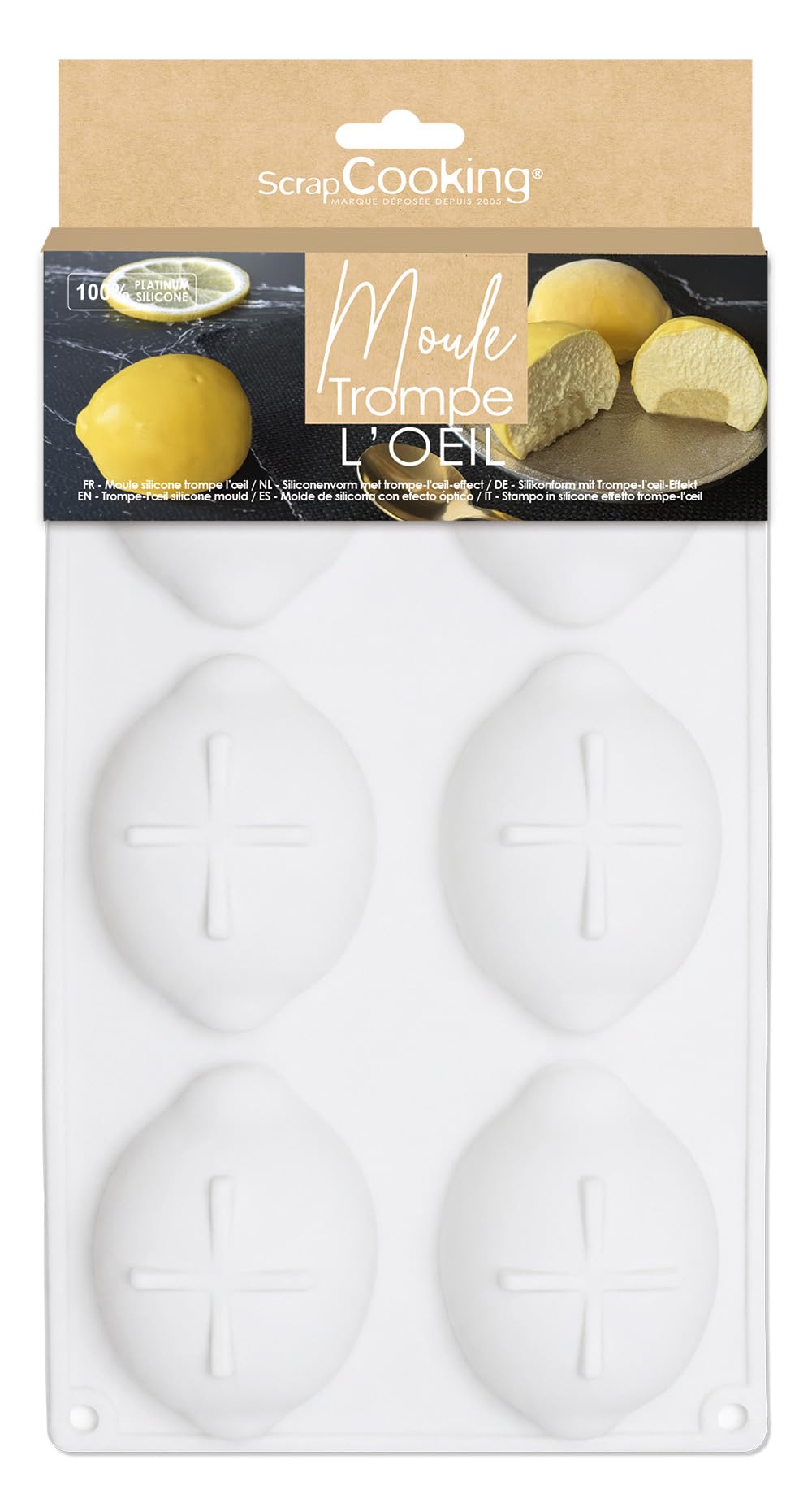 scrapcooking-moules-2881-moule-silicone-citron-6-empreintes image 1