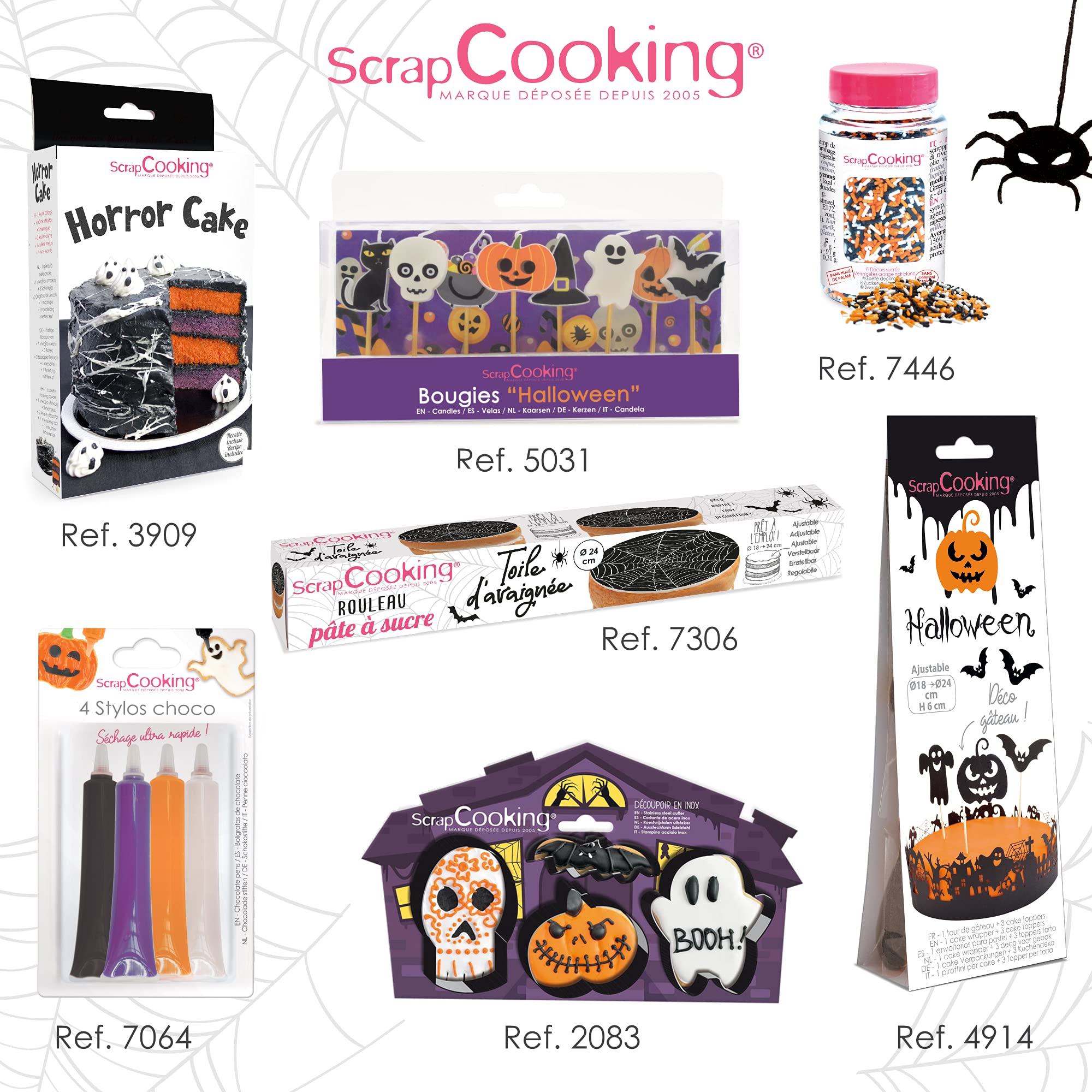 scrapcooking-d-corations-kit-8-bougies-halloween-5031 image 8