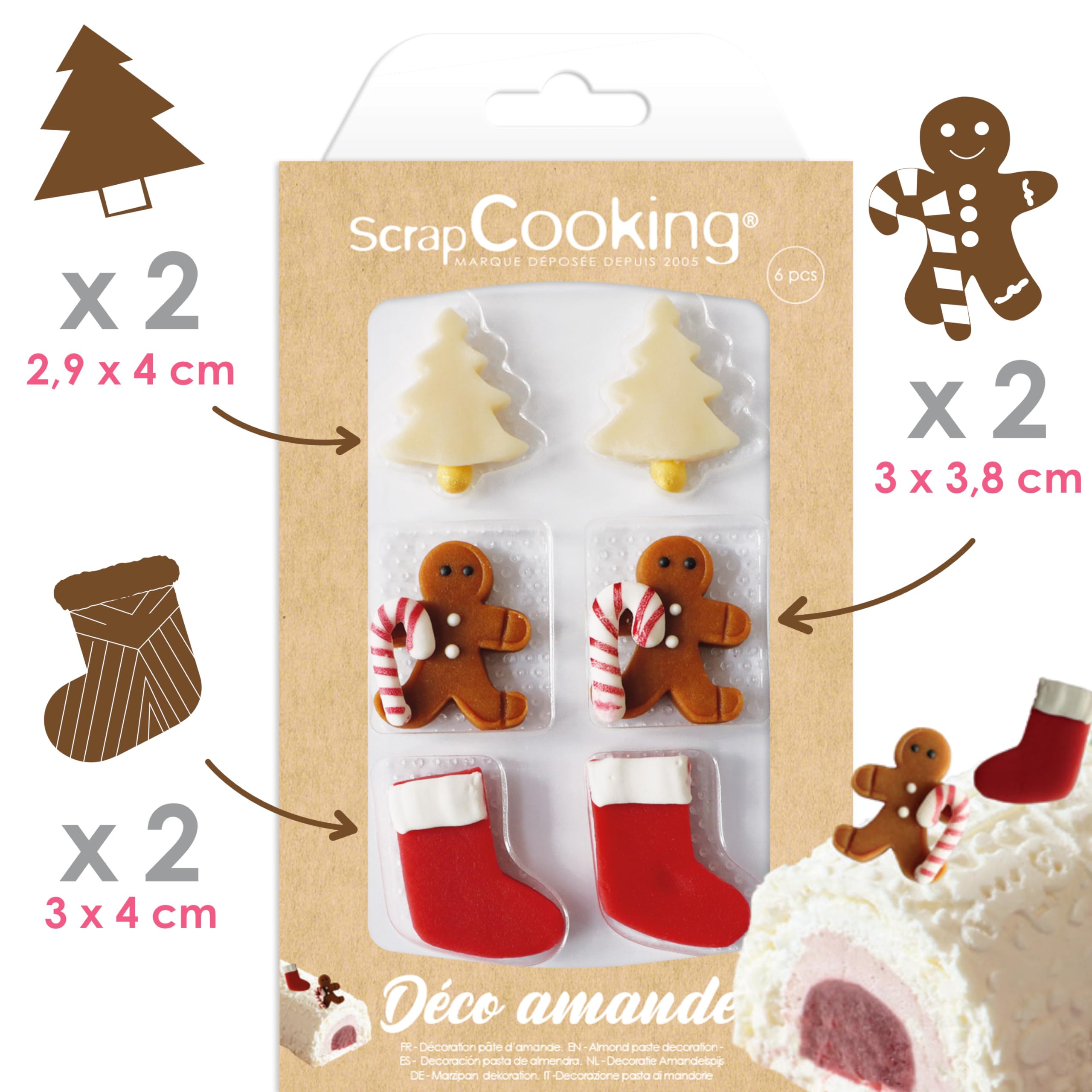 scrapcooking-d-corations-sweet-xmas-7609-p-te-amande-6-pi-ces image 3