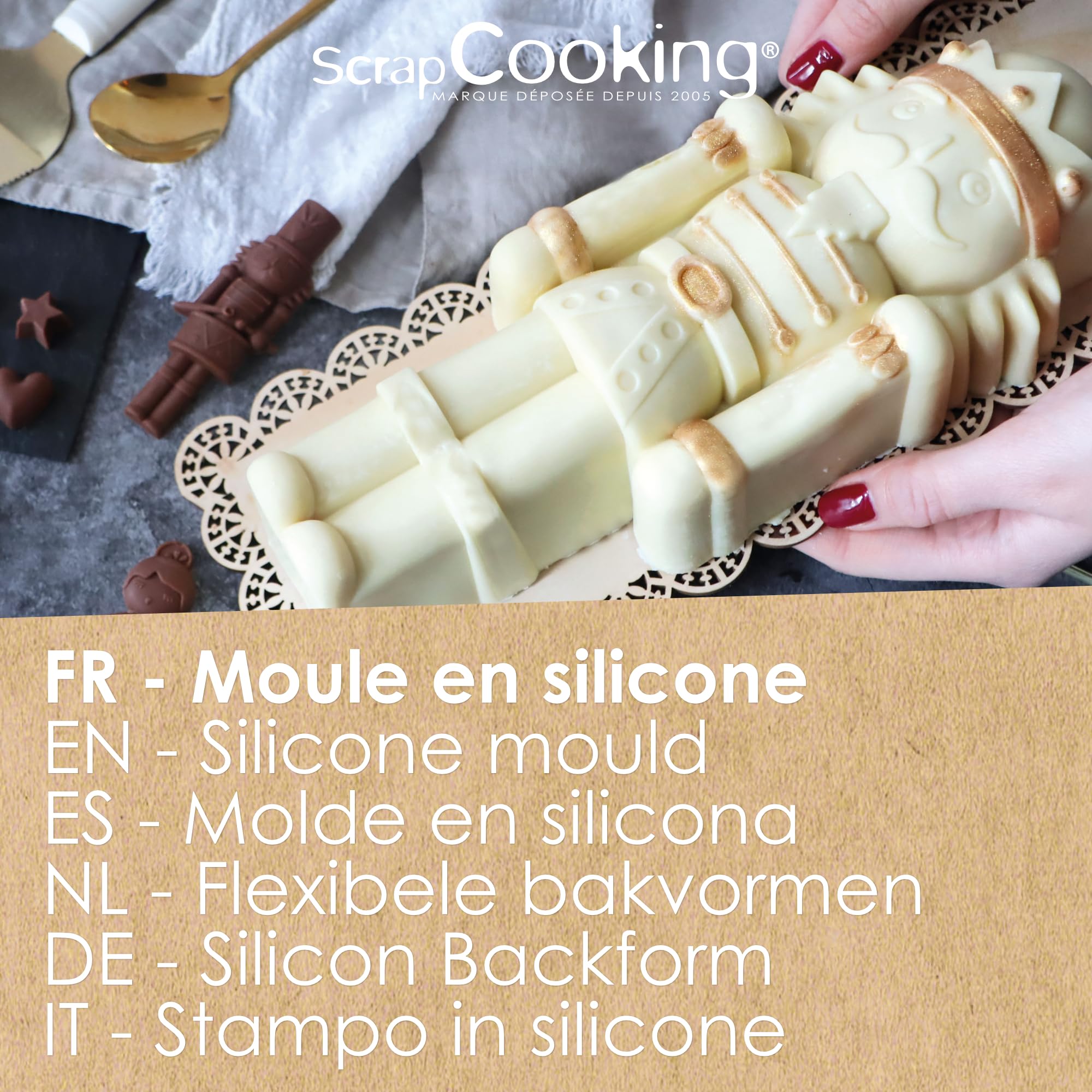 scrapcooking-moule-silicone-casse-noisette-dor-b-che image 2