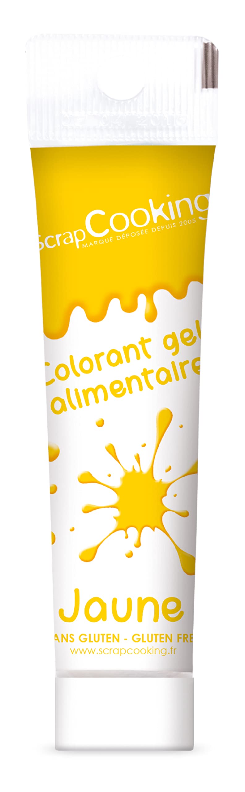 scrap-cooking-colorant-gel-jaune-20g-lot-de-5 image 1
