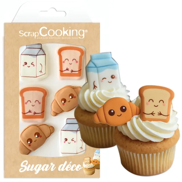 scrapcooking-d-corations-7058-d-cosucres-petit-d-j-kawaii-x6 image 1