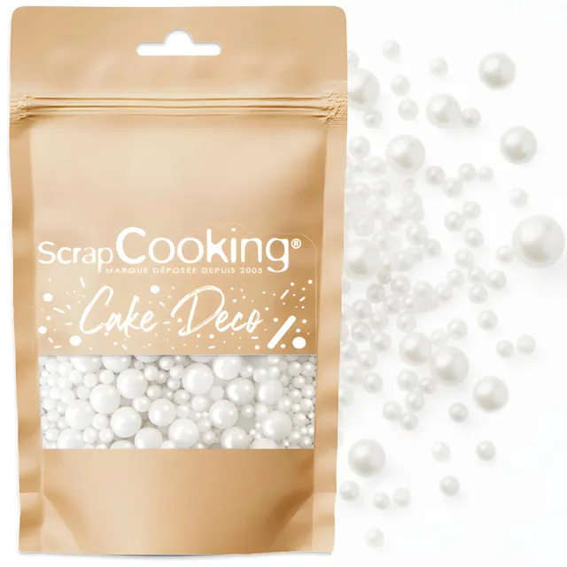 scrapcooking-d-corations-7470-perles-nacr-es-blanc-60-g image 1
