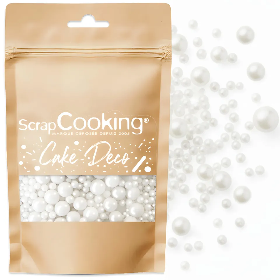 scrapcooking-d-corations-7470-perles-nacr-es-blanc-60-g image 1