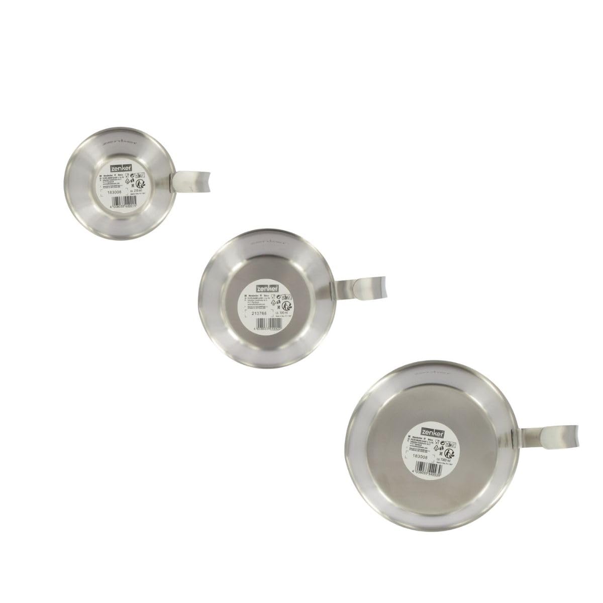 zenker-patisserie-set-3-verres-doseurs-inox-250-500-1000ml image 5