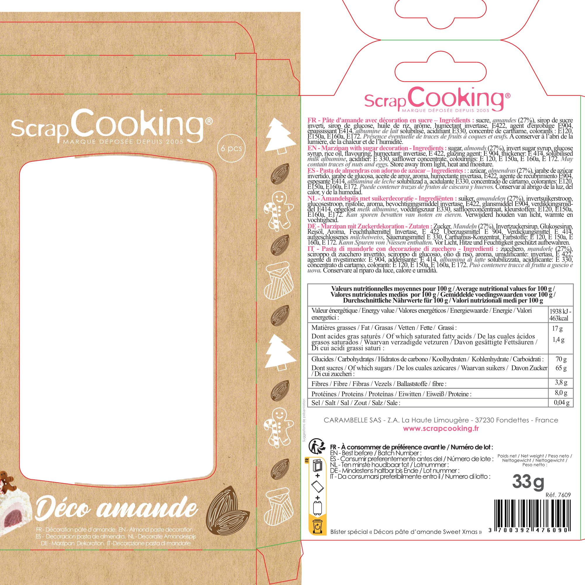 scrapcooking-d-corations-sweet-xmas-7609-p-te-amande-6-pi-ces image 8