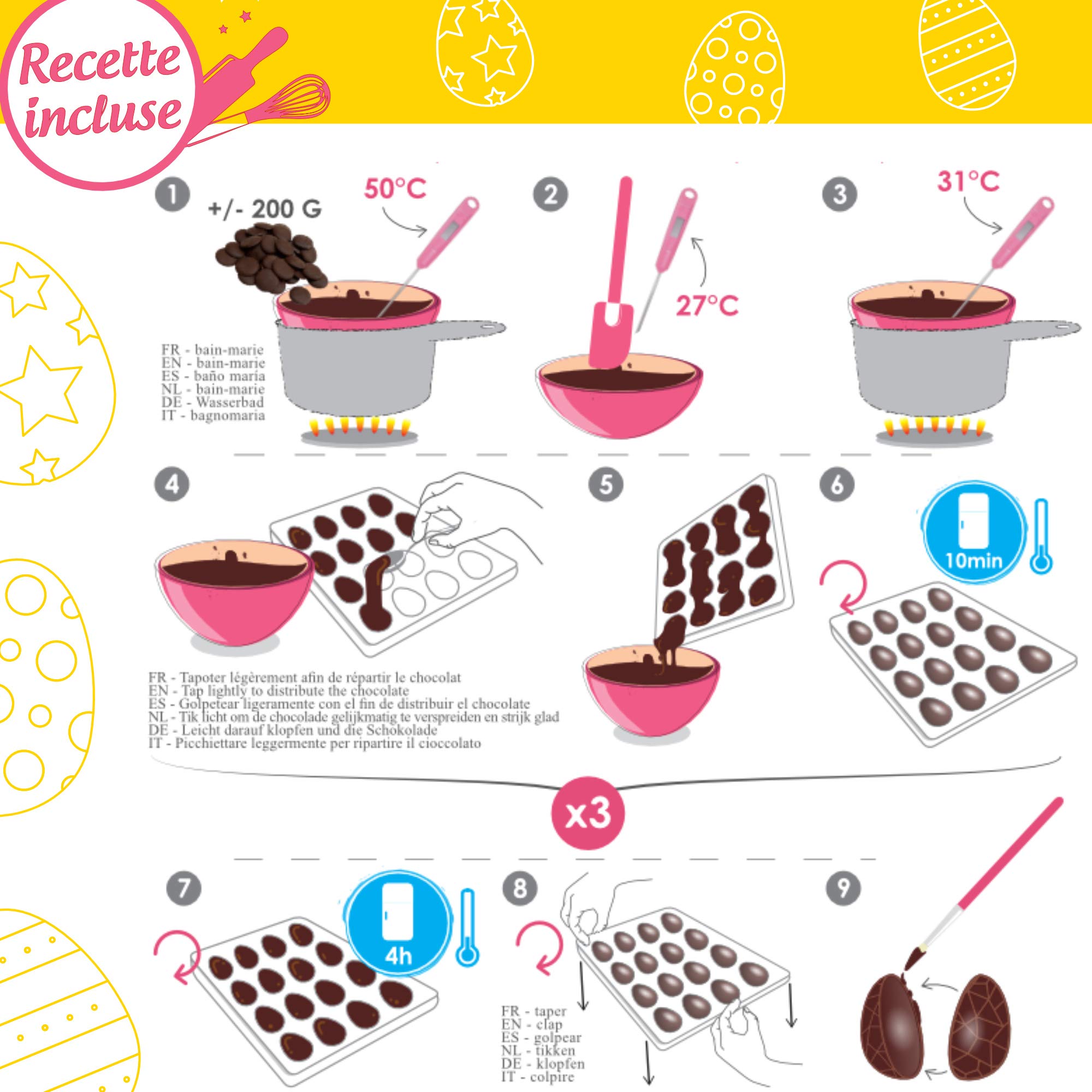 scrapcooking-moules-moule-oeufs-chocolat-rigide-12-empreintes image 6