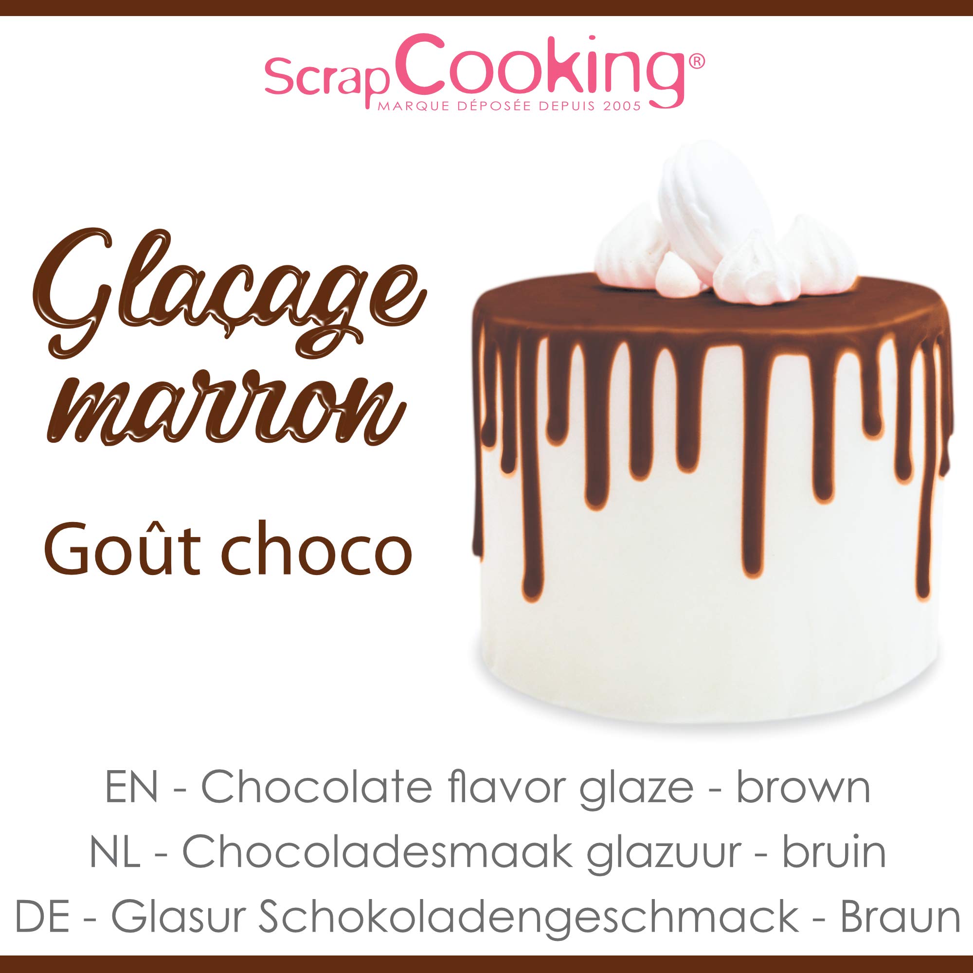 scrapcooking-ingr-dients-gla-age-4704-marron-chocolat-130-g image 2