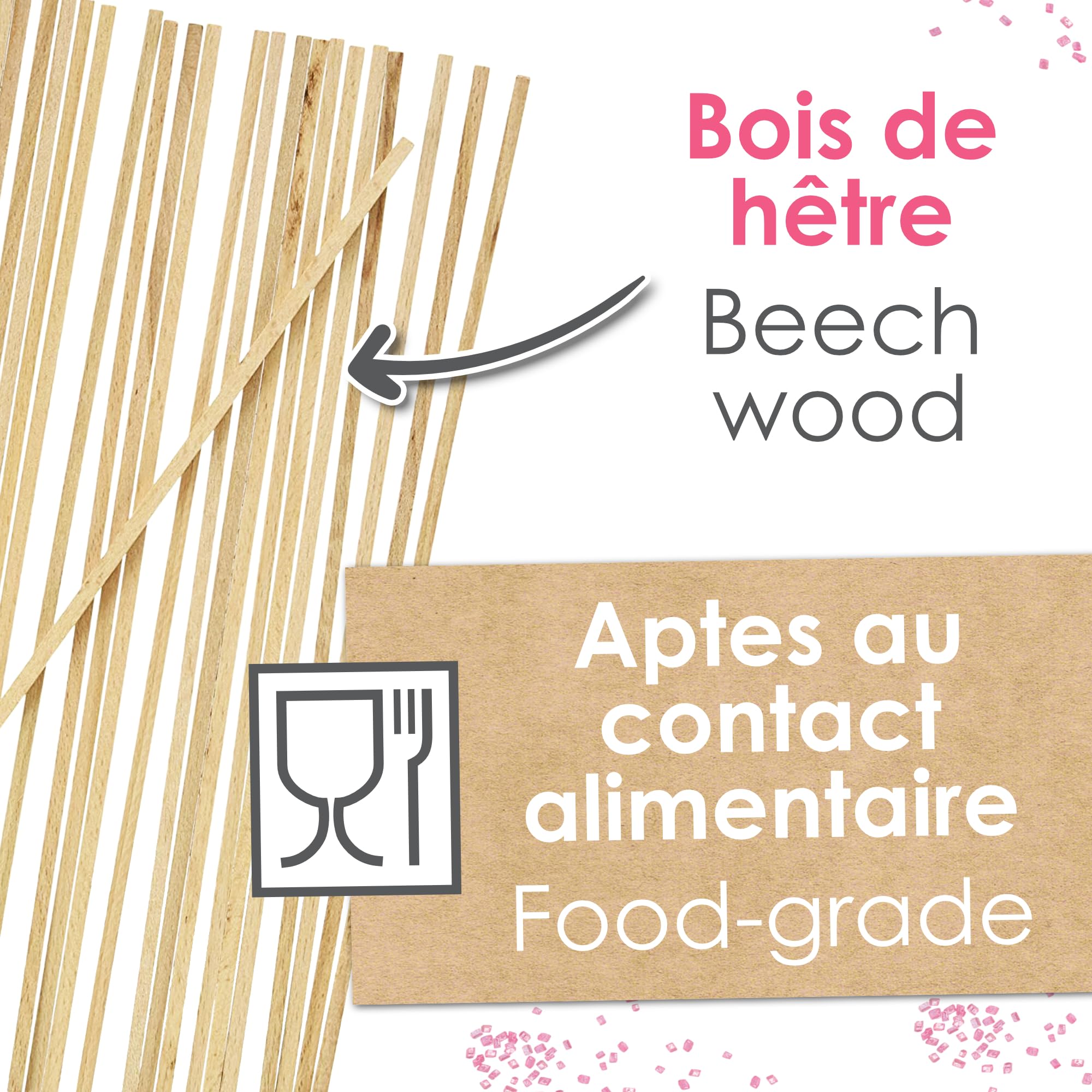 scrapcooking-mat-riel-5187-b-tonnets-bois-barbe-papa-28cm-x25 image 3
