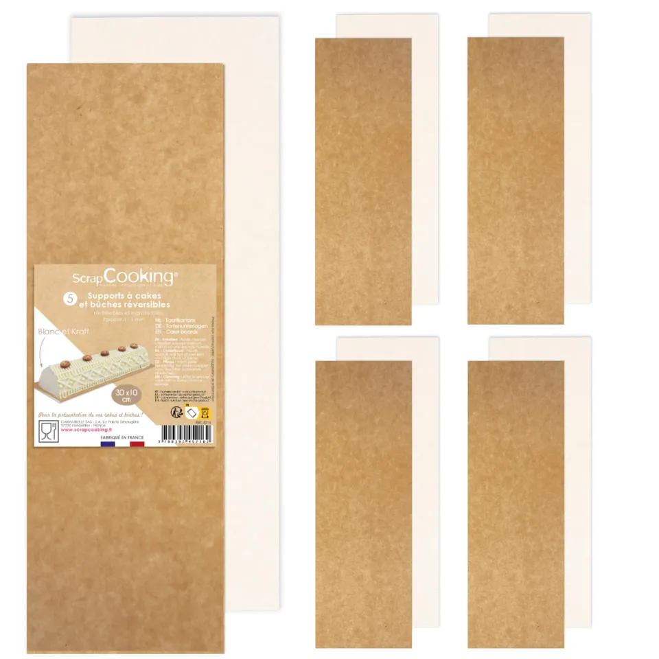 scrapcooking-mat-riel-5216-supports-b-ches-30x10-cm-lot-5 image 1