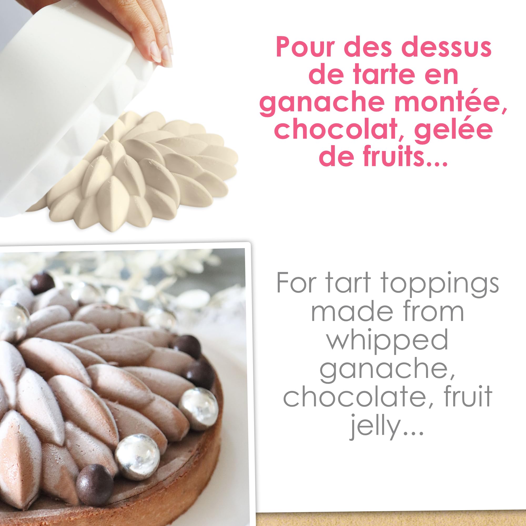 scrapcooking-moules-saint-honor-silicone-21-cm-blanc image 4