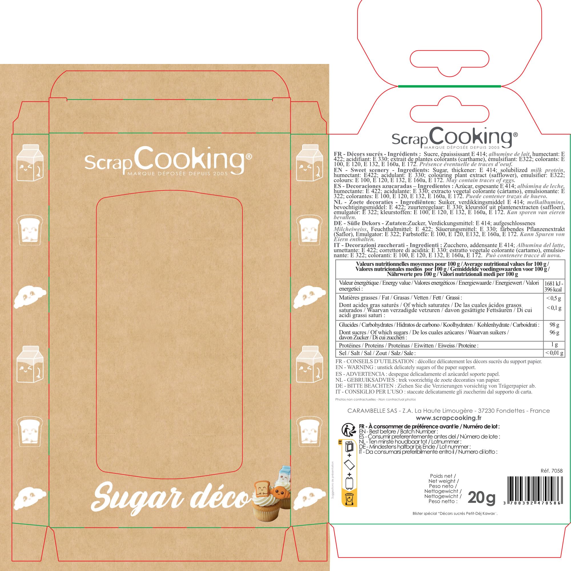 scrapcooking-d-corations-7058-d-cosucres-petit-d-j-kawaii-x6 image 7