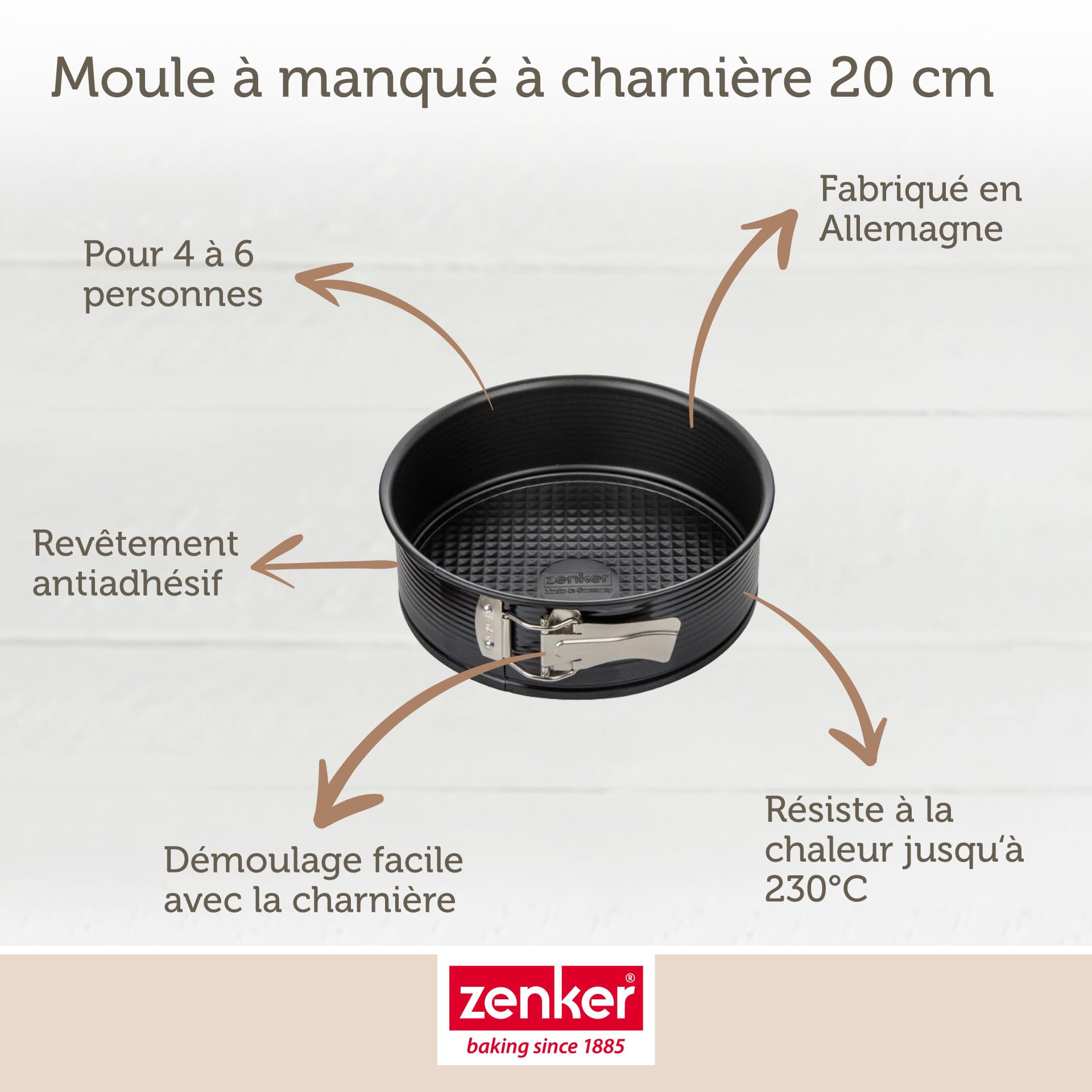 zenker-black-metallic-moule-manqu-20-cm-noir-antiadh-sif image 3