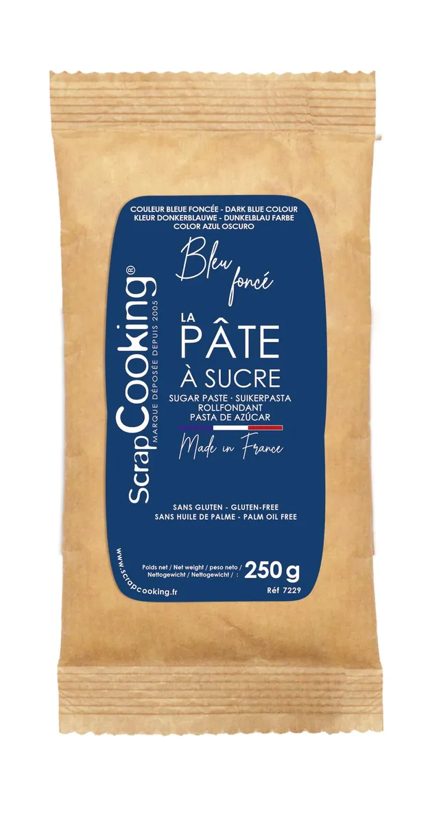 scrapcooking-7229-p-te-sucre-bleu-fonc-250-g image 1