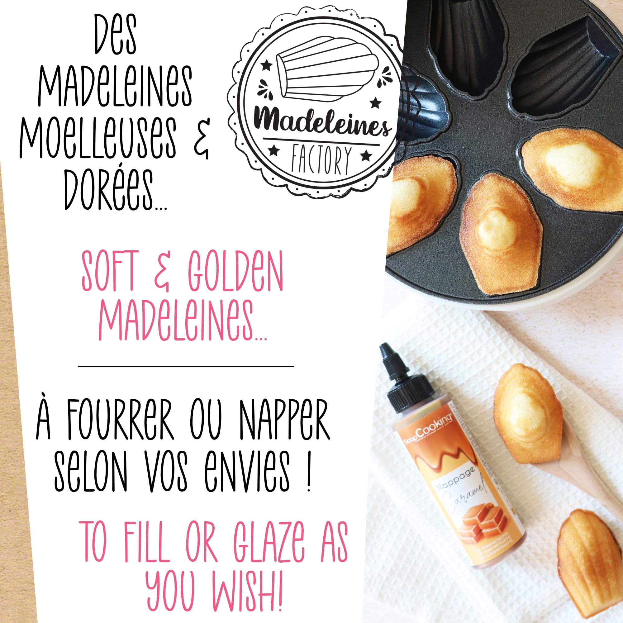 scrapcooking-3891-madeleines-factory-appareil-blanc-6-empreintes image 4