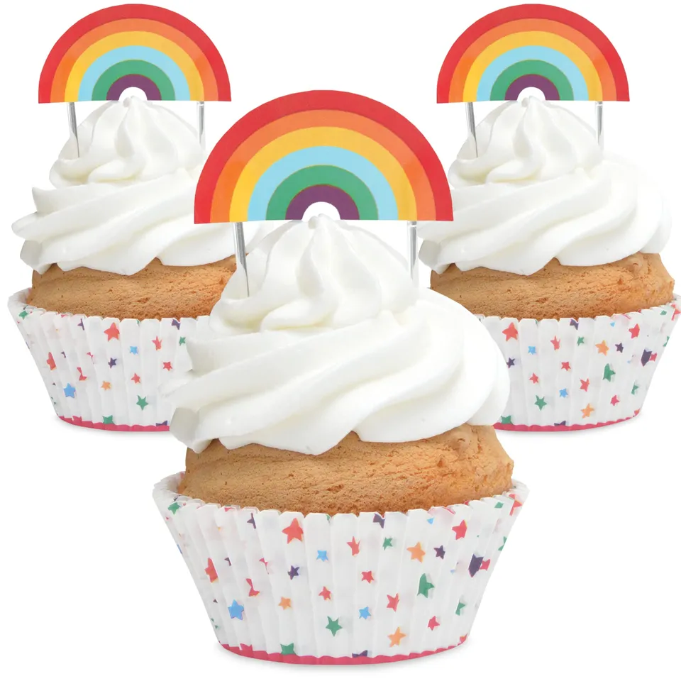 scrapcooking-d-corations-5051-kit-cupcakes-arc-en-ciel-48-pcs image 1