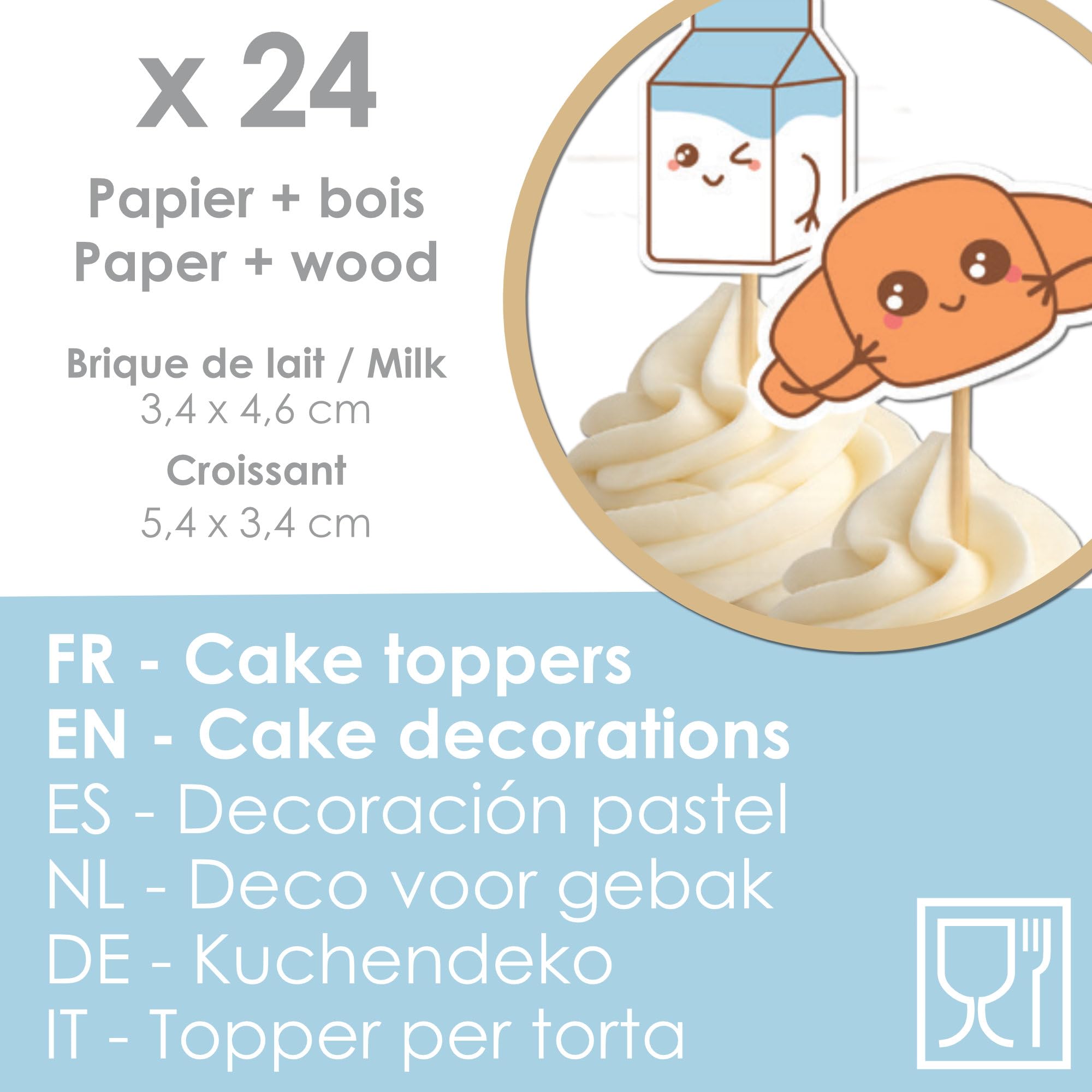 scrapcooking-kawai-kit-24-caissettes-24-toppers-cupcakes image 6