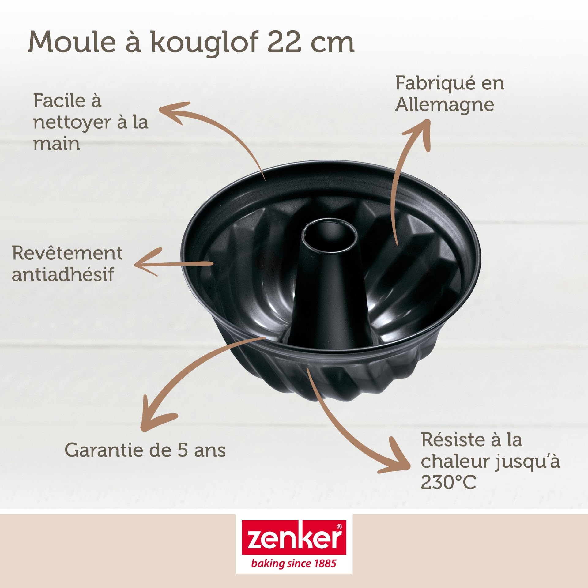 zenker-black-metallic-moule-kouglof-22-cm-lot-de-2 image 3