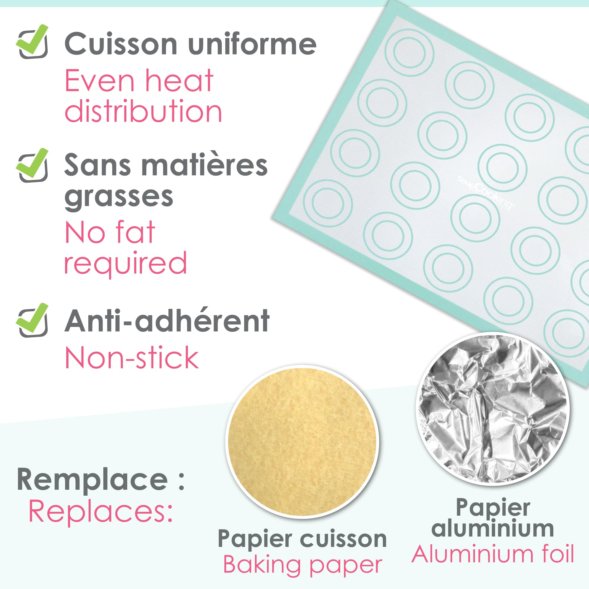 scrapcooking-mat-riel-tapis-macarons-silicone-perfor-30x40-cm-3181 image 5