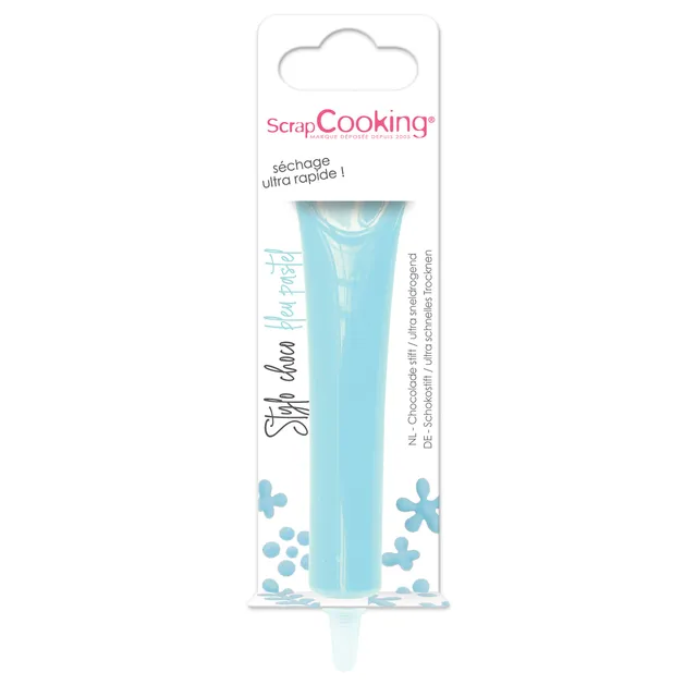 scrapcooking-d-corations-6812-stylo-choco-bleu-pastel-25g image 1