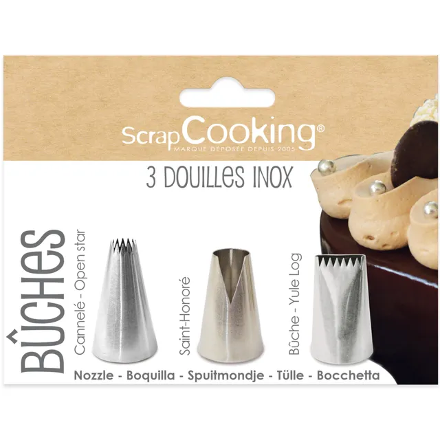 scrapcooking-mat-riel-1835-douilles-b-ches-no-l-inox-x3 image 1