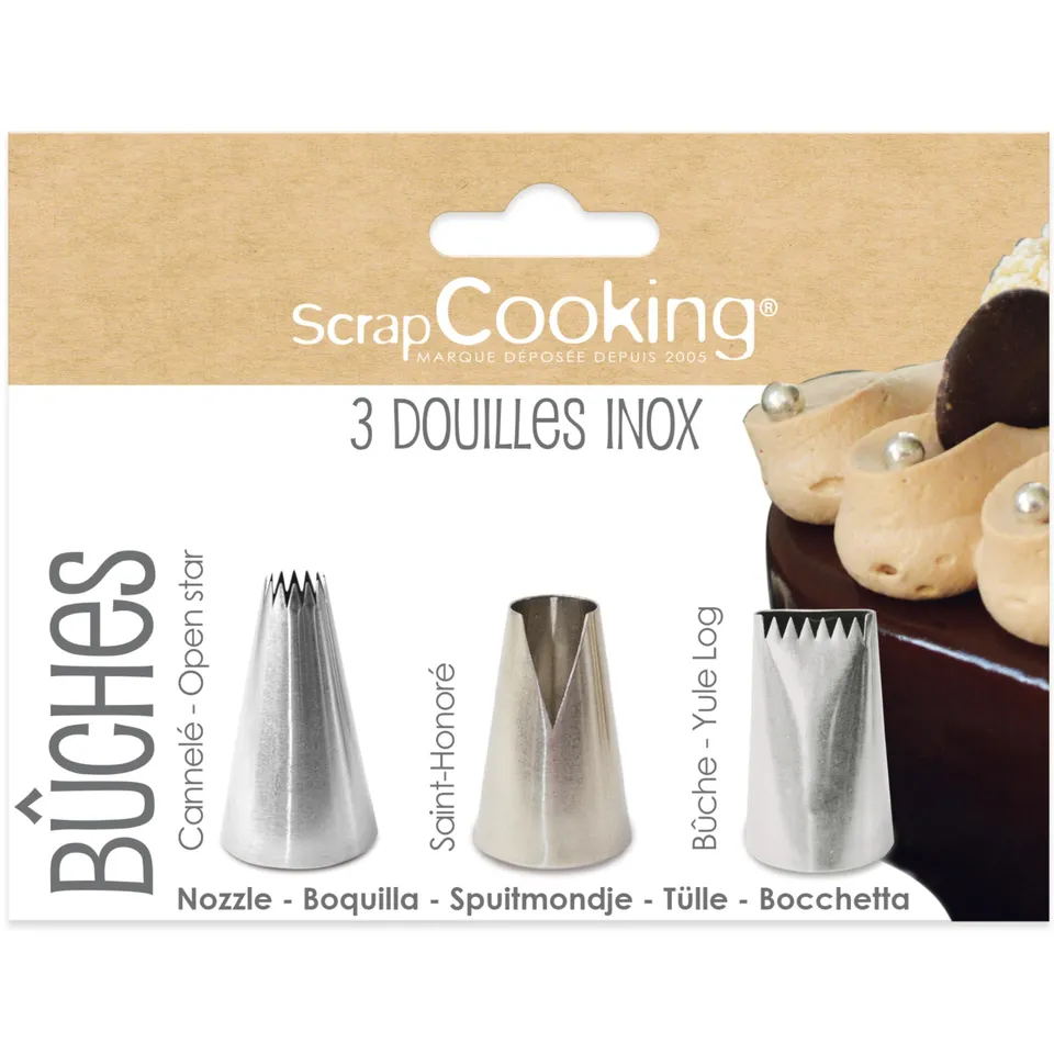 scrapcooking-mat-riel-1835-douilles-b-ches-no-l-inox-x3 image 1