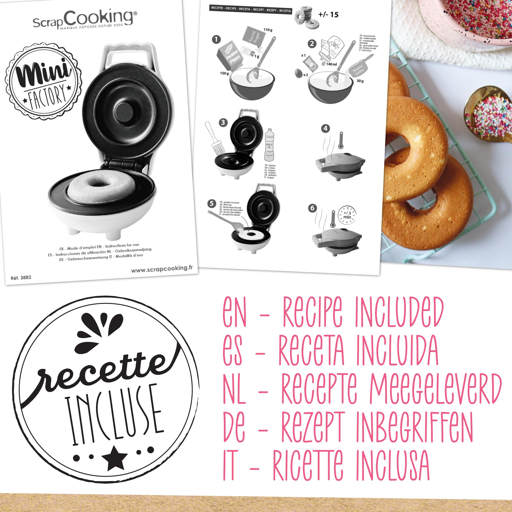 scrapcooking-appareils-mini-donut-factory-3882-donut-360-w image 6