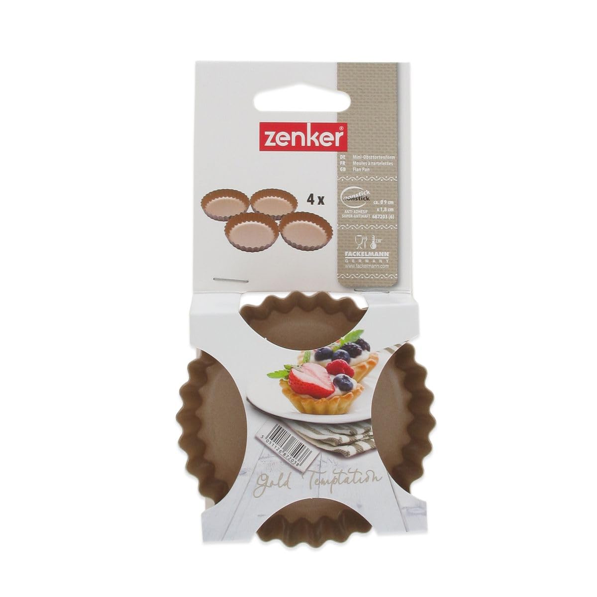 zenker-excellence-687203-moules-tartelettes-dor-s-x4-9-cm image 5