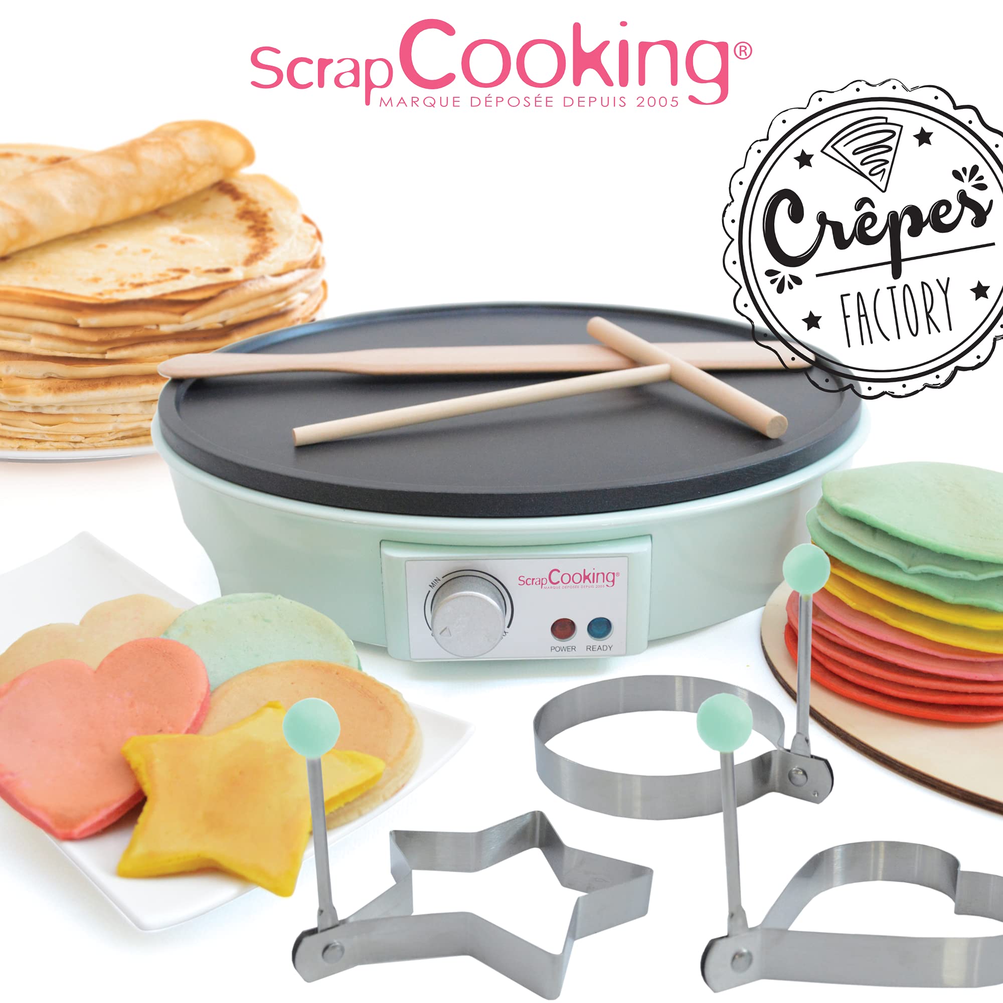 scrapcooking-cr-pes-factory-cr-pi-re-lectrique-verte-28-cm image 8