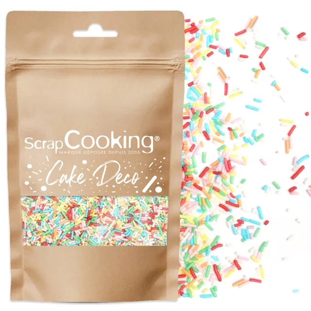 scrapcooking-d-corations-7436-vermicelles-sucre-multicolores-80-g image 1