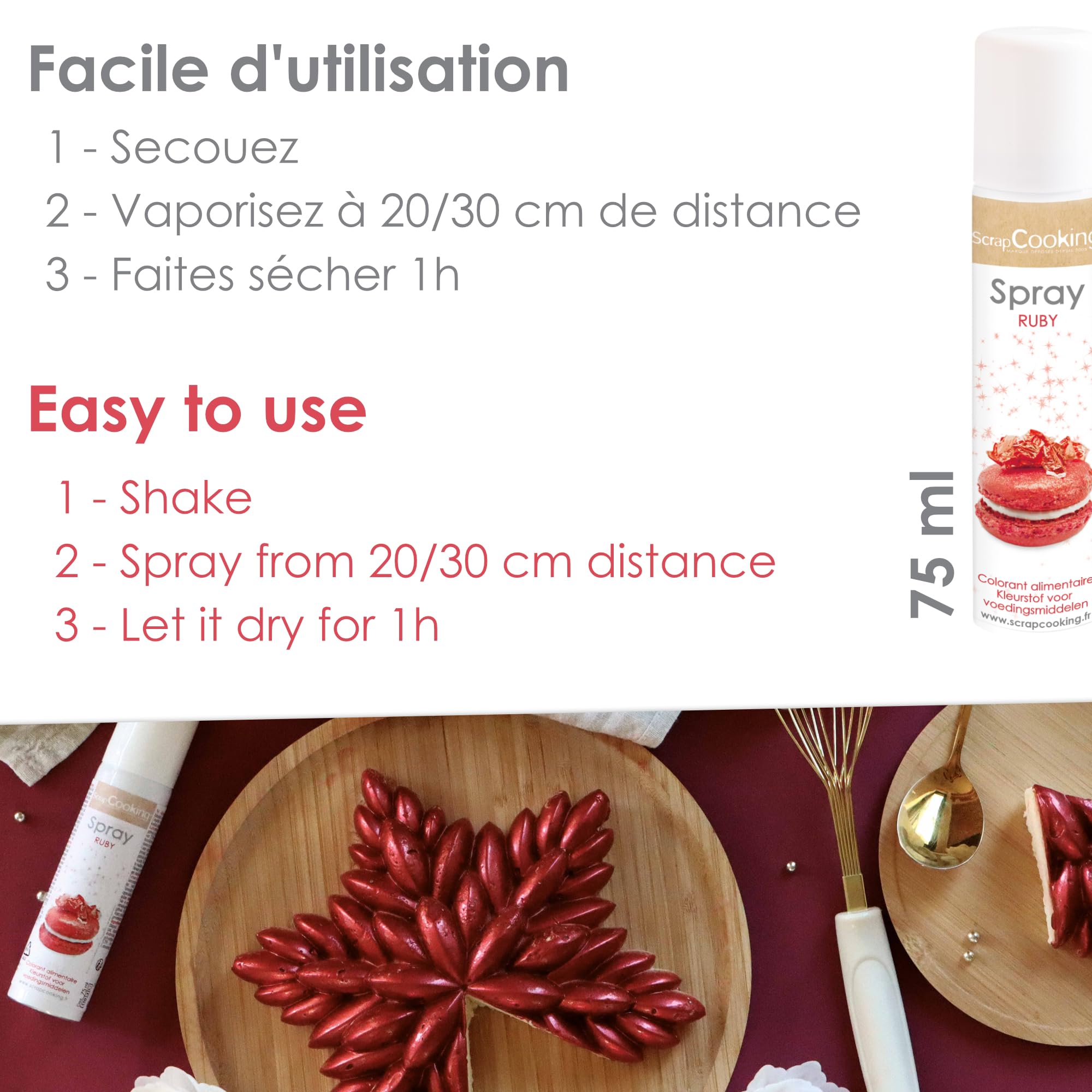 scrapcooking-4294-spray-colorant-rubis-rose-iris-75-ml image 4