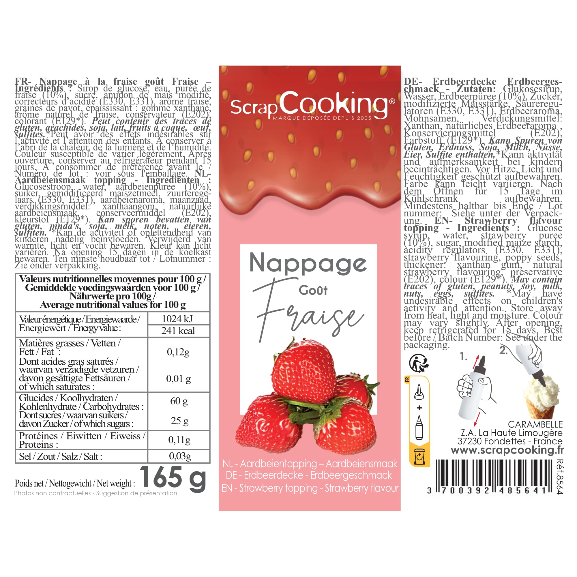 scrapcooking-8564-nappage-fraise-165-g-squeezer image 3