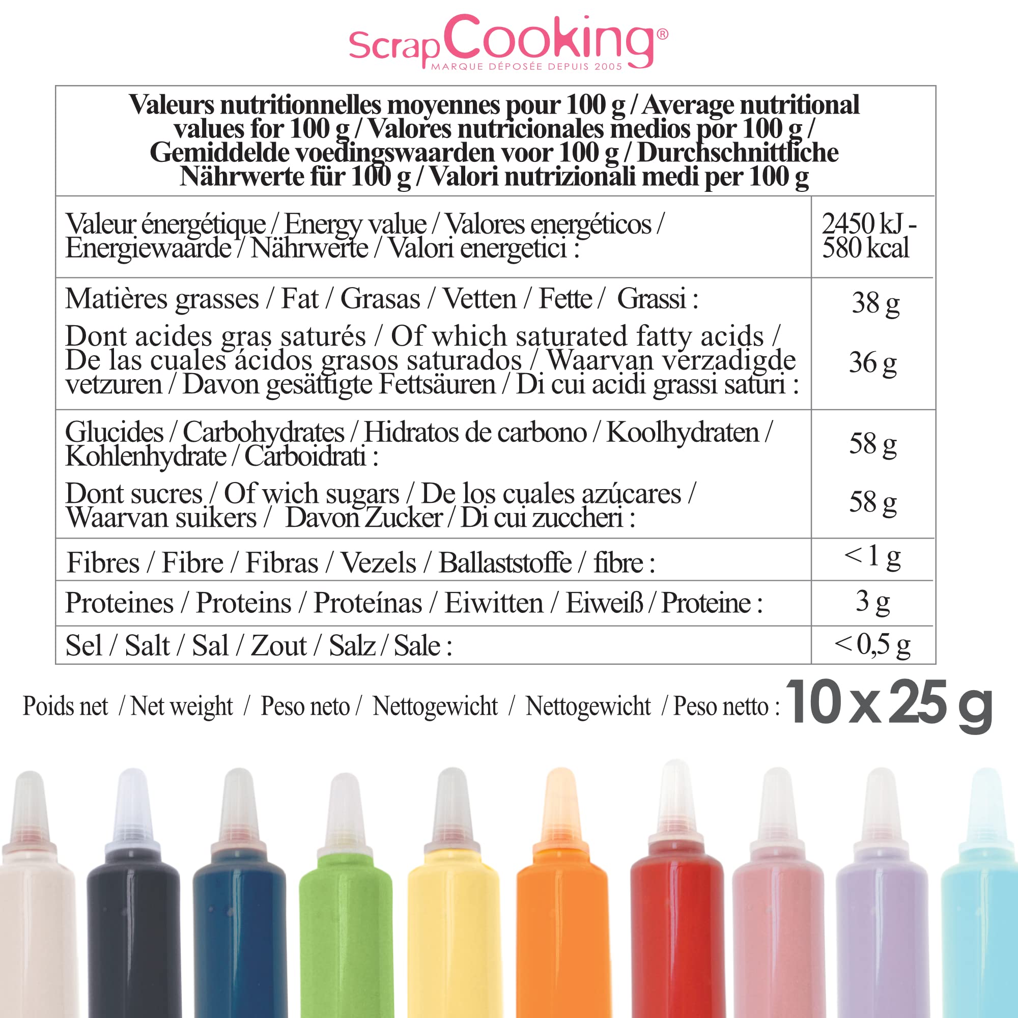 scrapcooking-6820-stylos-choco-gla-age-10-x-25-g-go-t-chocolat image 2