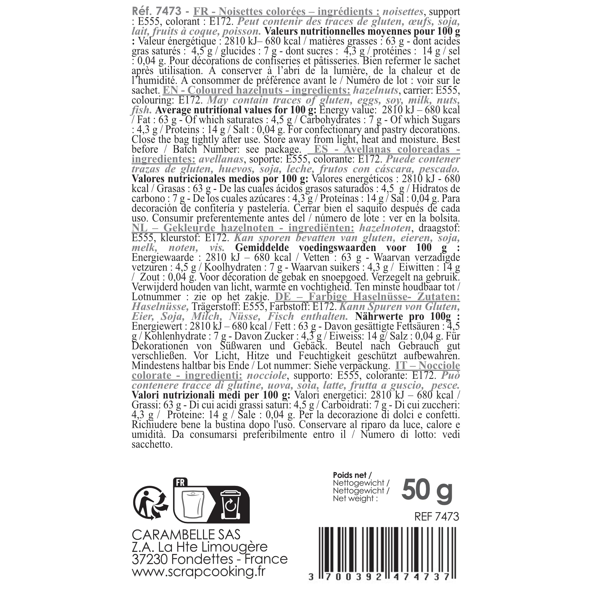 scrapcooking-d-corations-noisettes-dor-es-50-g-d-cor-or-comestible image 8