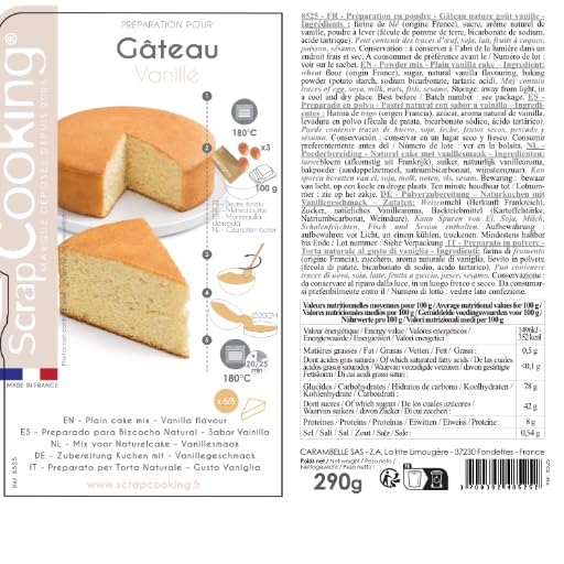 scrapcooking-ingr-dients-pr-paration-g-teau-vanille-290g-8525-moelleux image 8