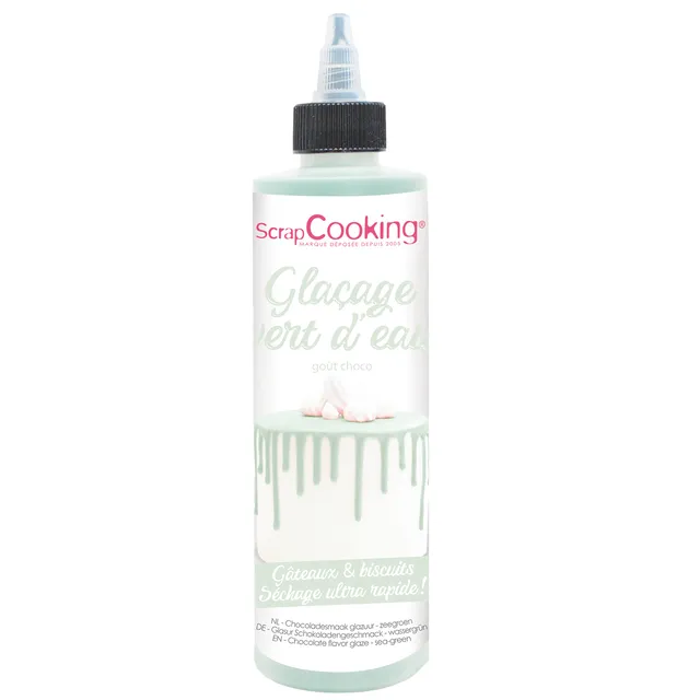 scrapcooking-ingr-dients-gla-age-vert-d-eau-130g-go-t-chocolat-drip image 1