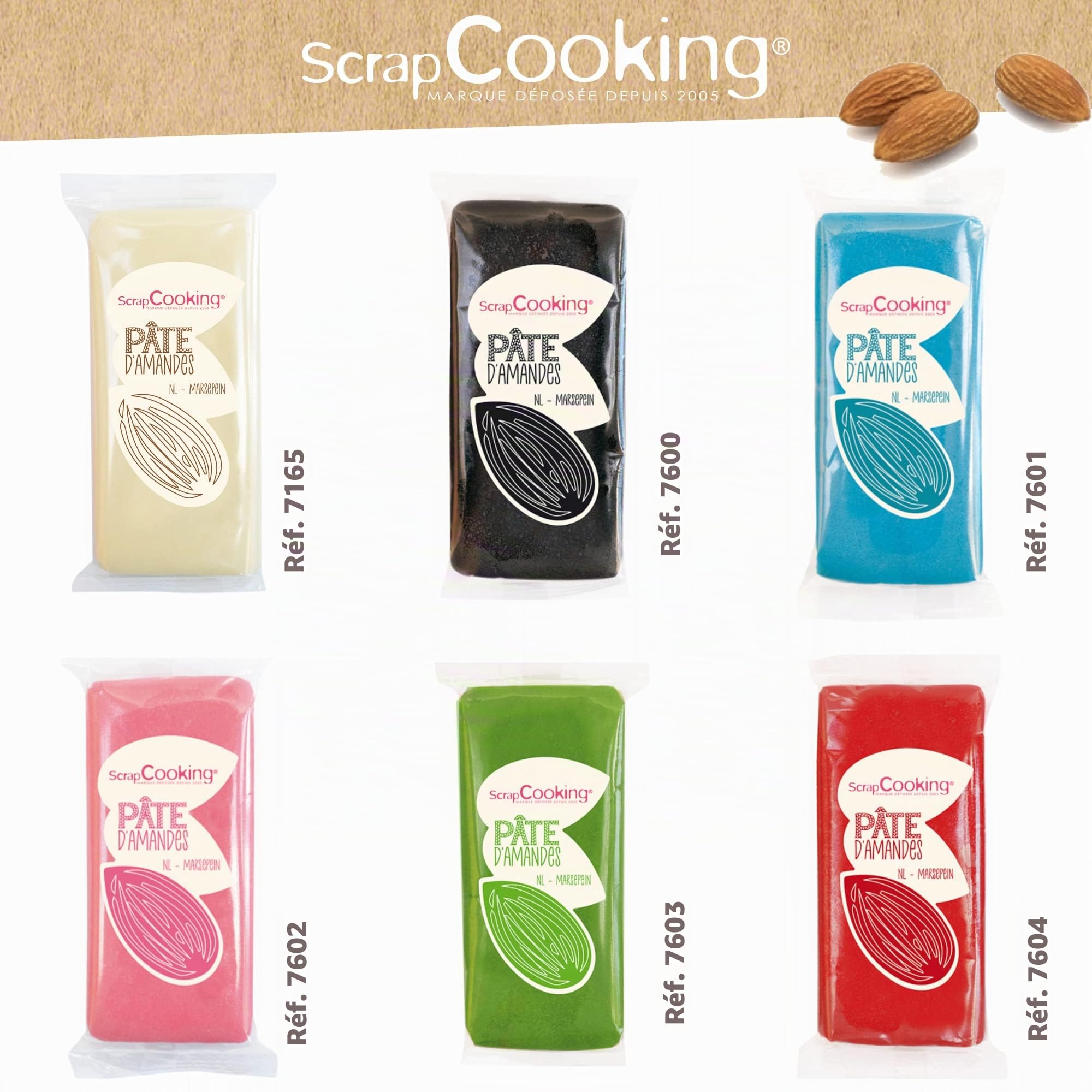 scrapcooking-p-tes-sucre-p-te-d-amandes-7165-beige-200-g image 7