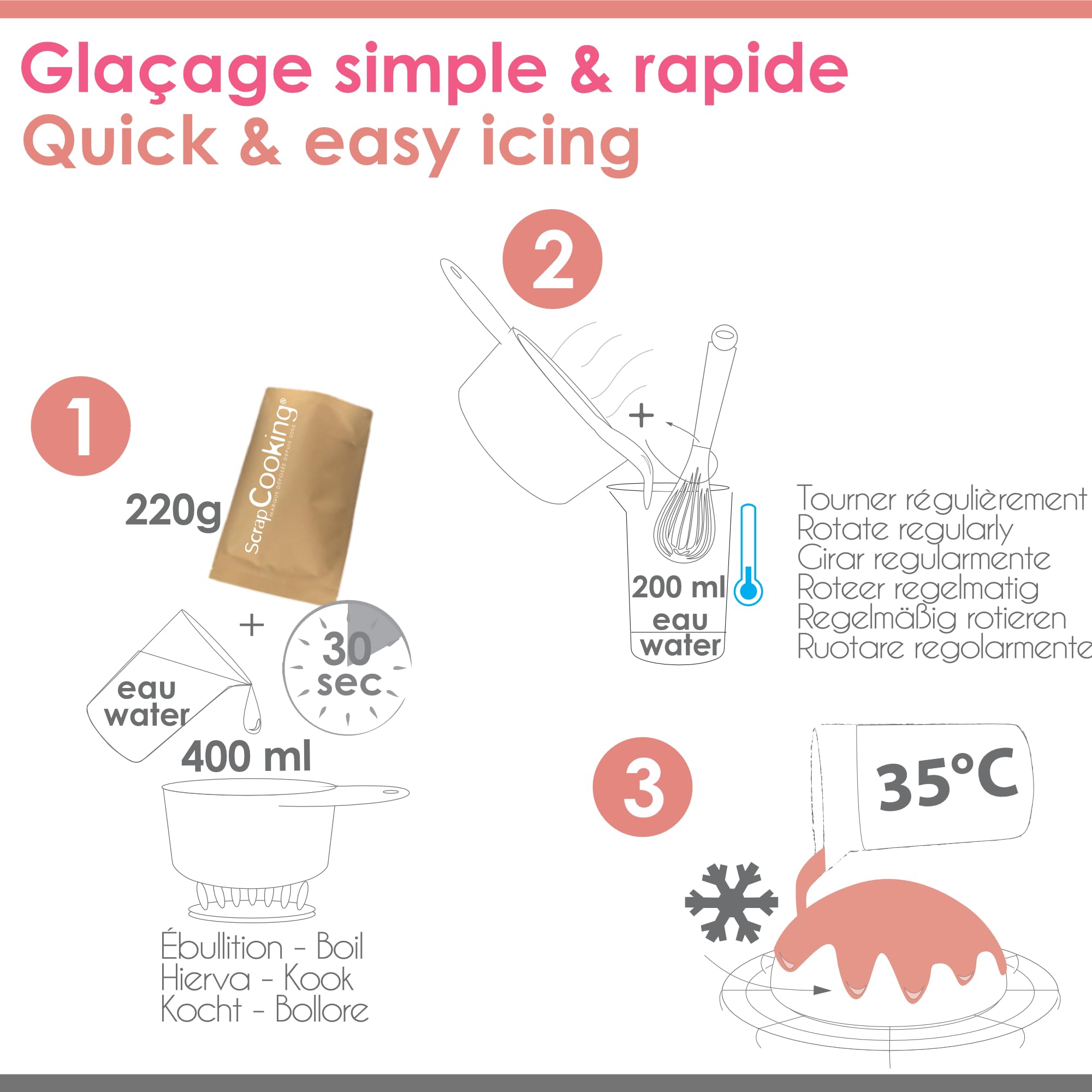 scrapcooking-mix-gla-age-miroir-or-rose-poudre-220-g image 4