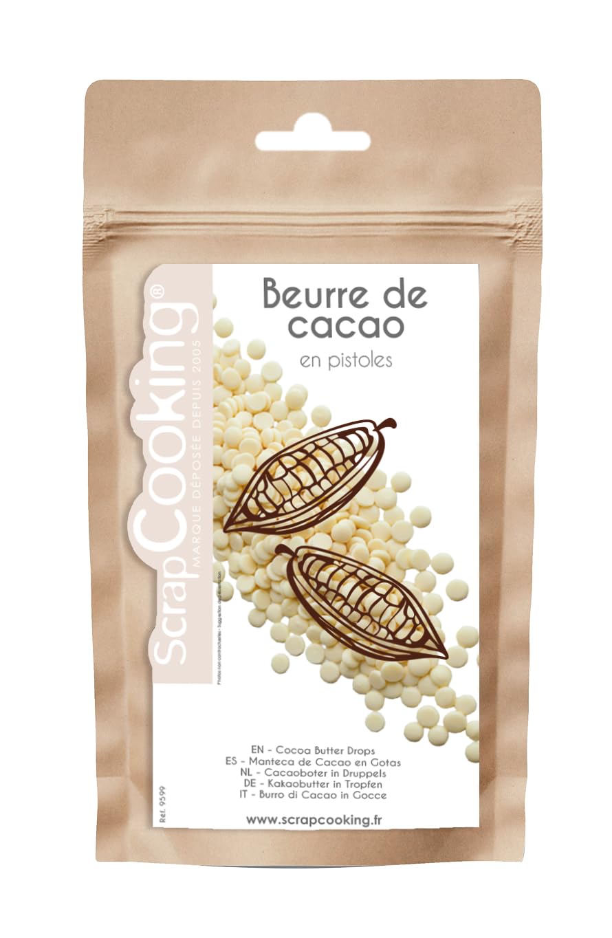 scrapcooking-ingr-dients-beurre-de-cacao-9599-pistoles-200g-pur image 1