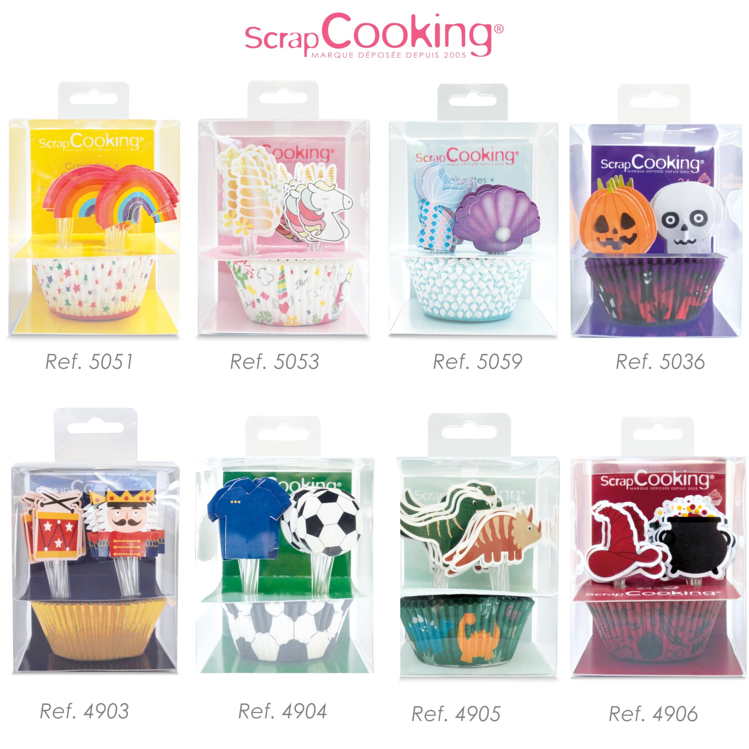 scrapcooking-d-corations-set-24-caissettes-toppers-cupcakes-sorcier image 8