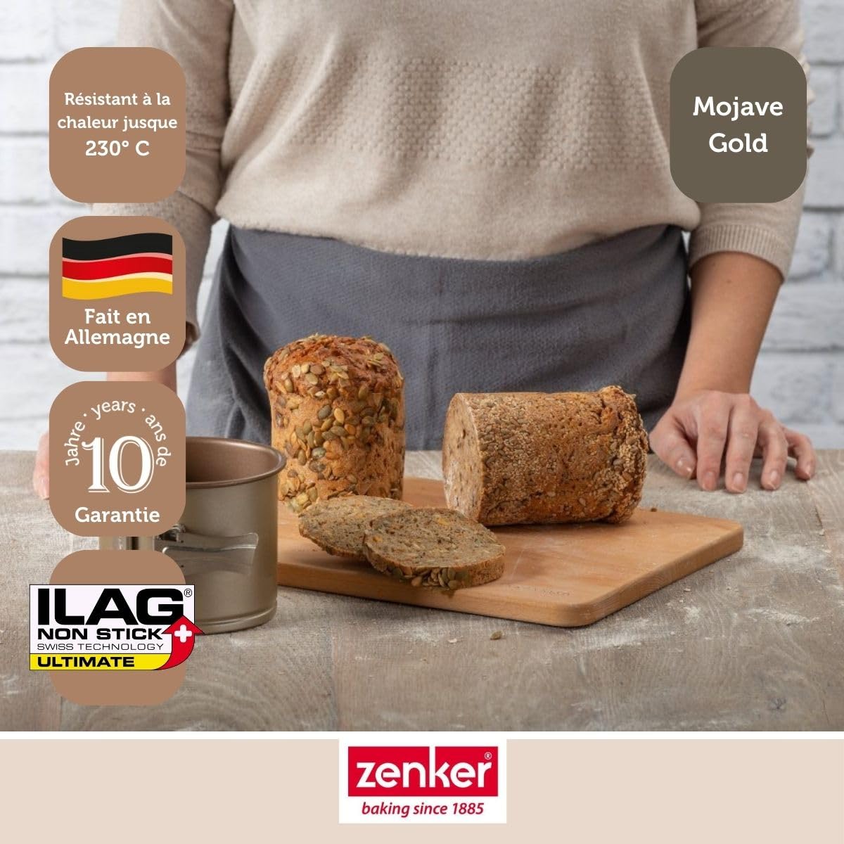zenker-excellence-7310-petit-moule-panettone-12-cm-dor image 5