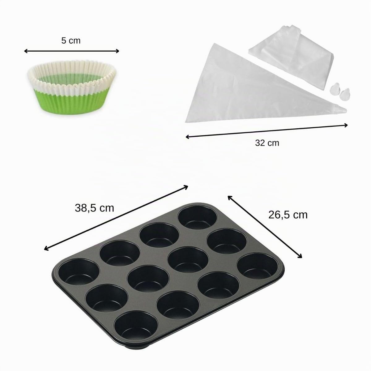 zenker-happy-cupcakes-9983850-kit-muffins-12-empreintes-100 image 3