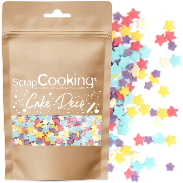 scrapcooking-d-corations-7401-d-cors-sucr-s-toiles-55-g image 1